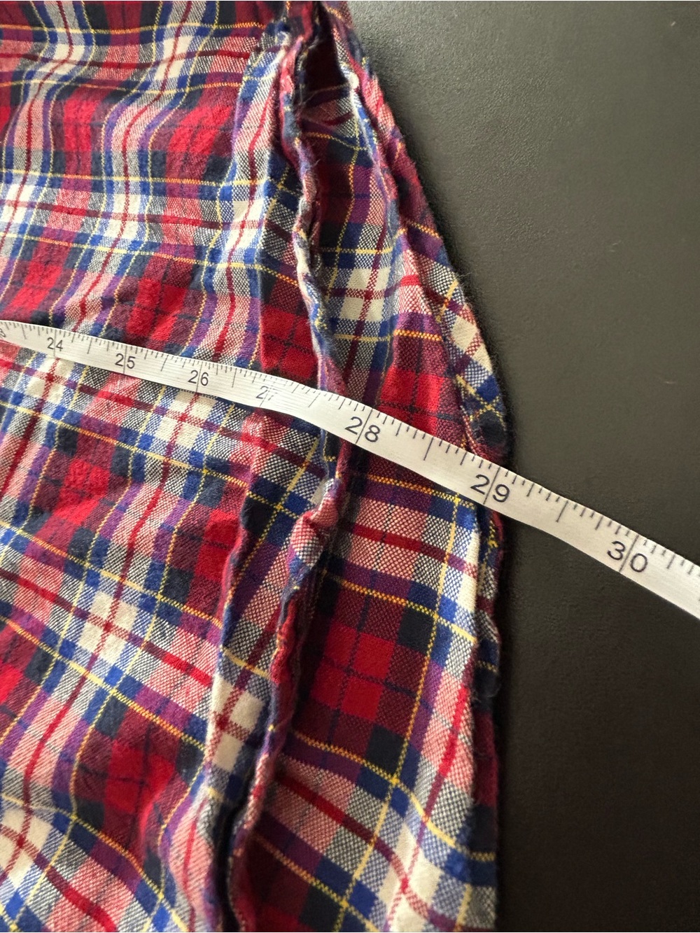 Ralph Lauren Men XL Red Blue Plaid Button Down Shirt 100% Cotton Classic Fit LS - Picture 6 of 6